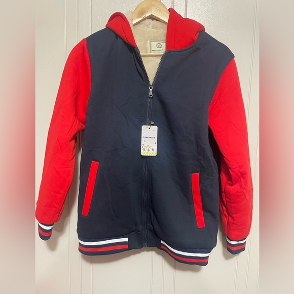 Boys Girls Sherpa Fleece Lined Jacket XXL - Picture 1 of 7